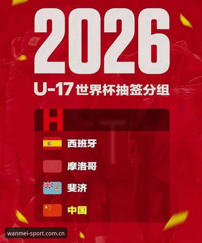 WM完美体育下载官方下载 揭秘U17国足世界杯抽签:西班牙、摩洛哥、斐济,完美体育老用户深度解读H组出线密码